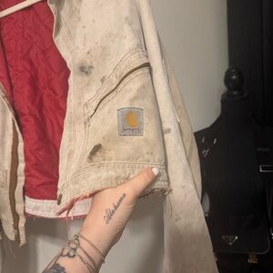 Cropped oversized vintage carhartt DOES NOT ZIP